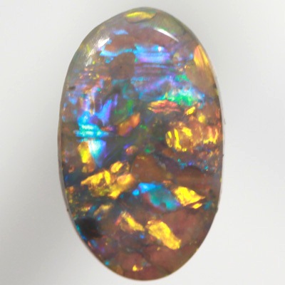 SOLID SEMI BLACK OPAL Bright golden sparkles with a touch of red and blue